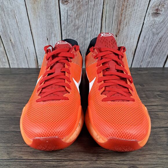 Nike Kobe x 10 Majors 705317-616 University Red Bright Crimson Hot Lava Mens 10 - Picture 2 of 9